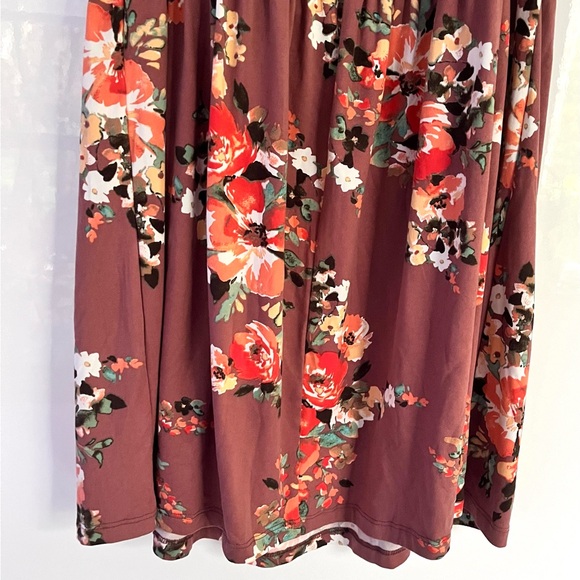 CENY Floral Print Smocked Mini Dress -NWOT - Picture 11 of 12